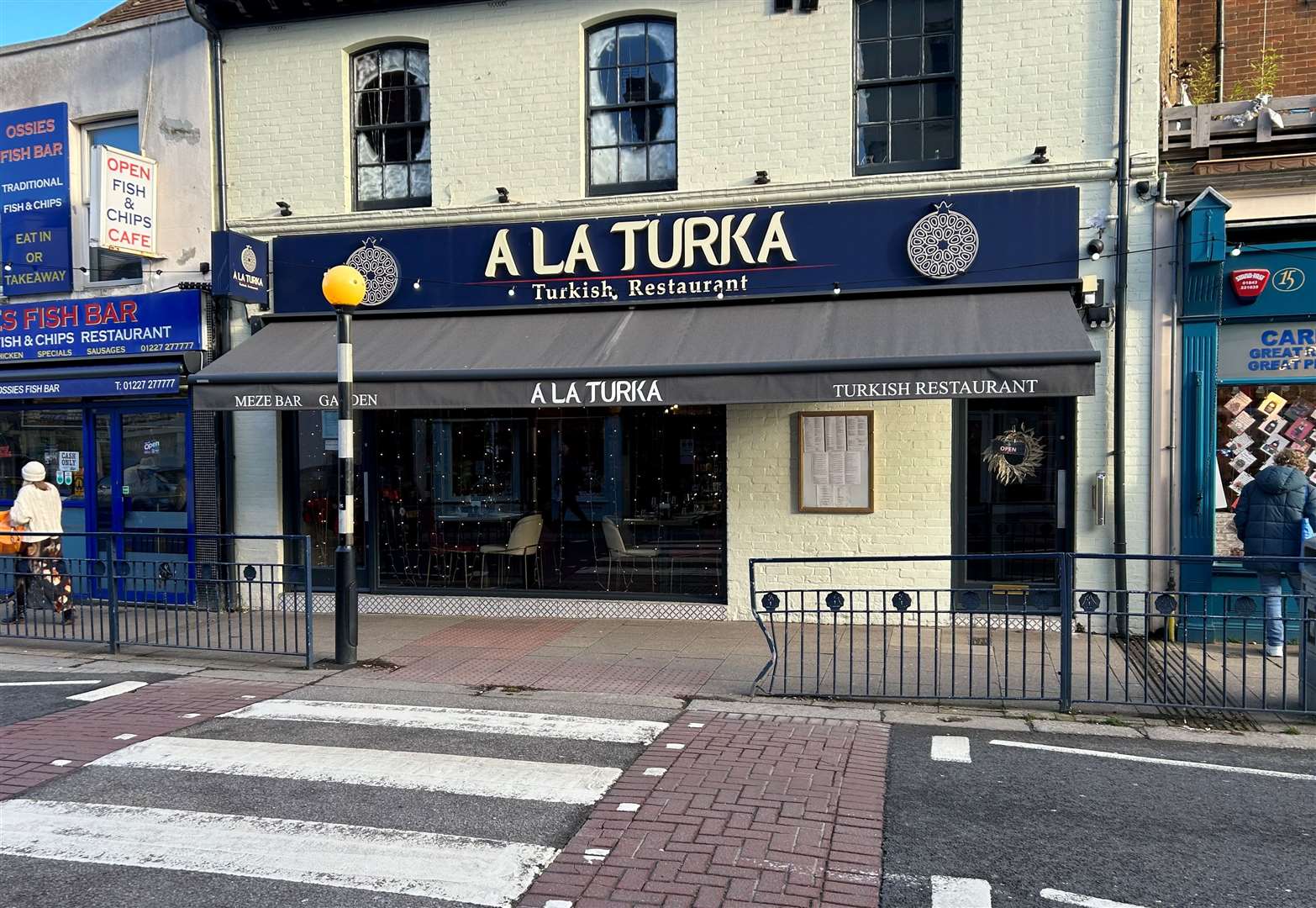 A La Turka in Whitstable high street was previously a Jobcentre and pub
