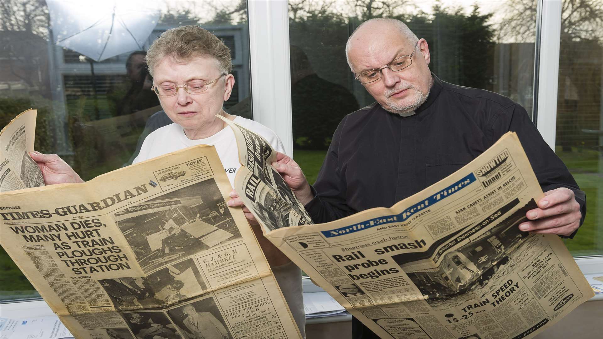 Colin and Lynne Johnson were married and reporters on rival newspapers at the time