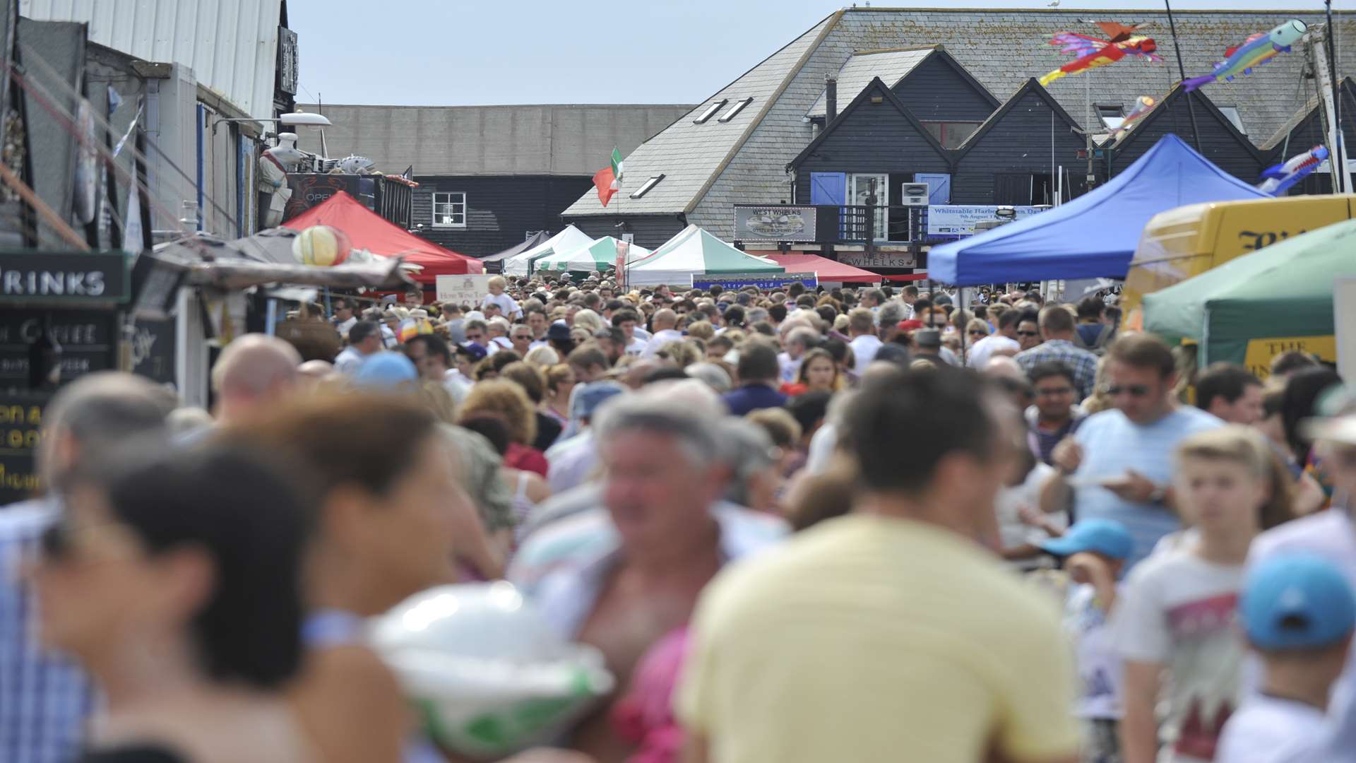 Thousands of visitors come to town for the annual Whitstable Oyster Festival