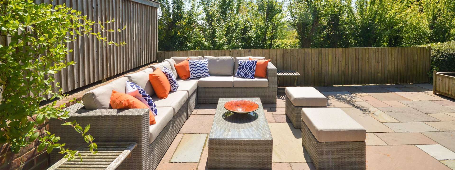 Make the most of the Indian sandstone terrace