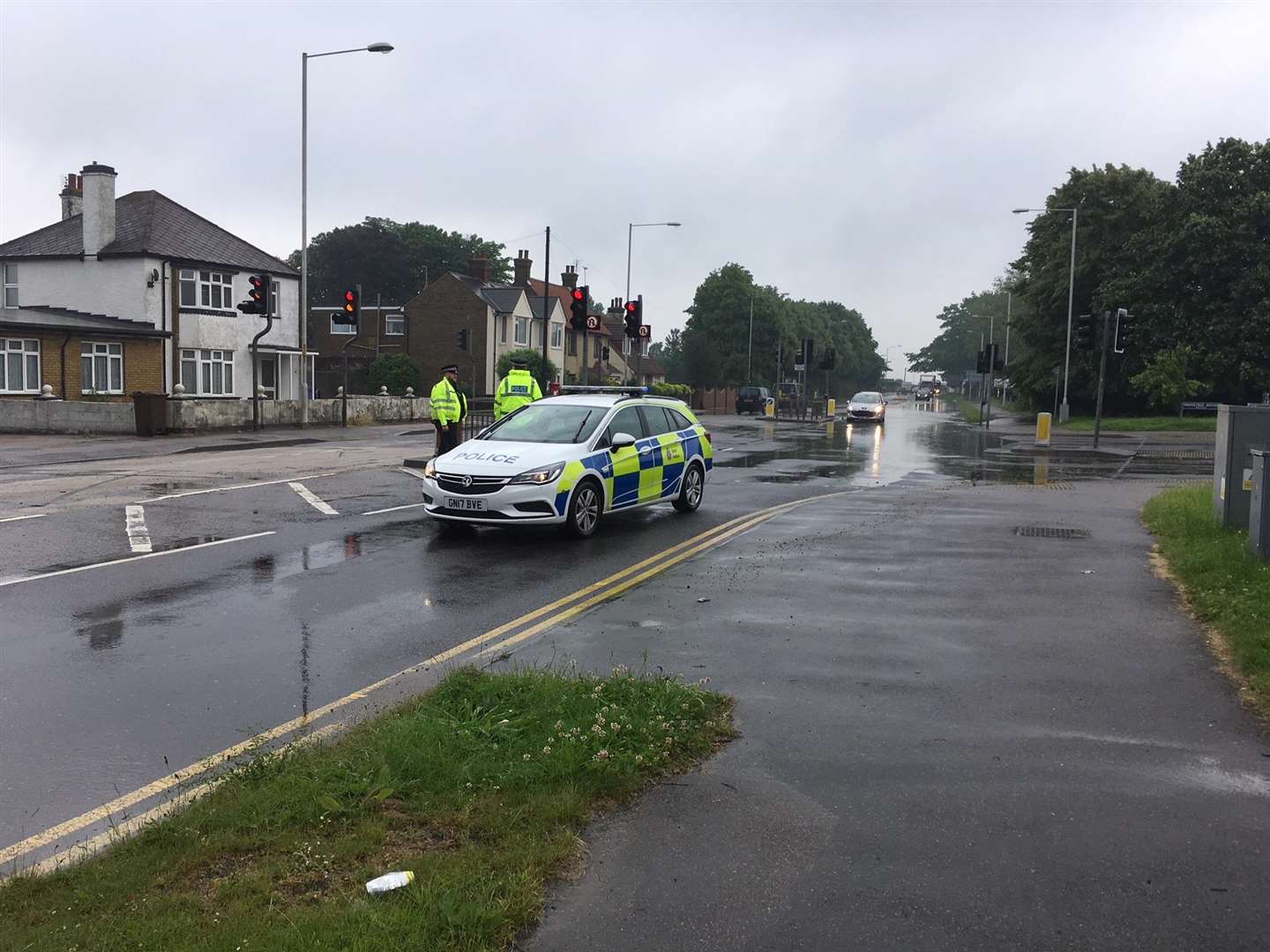 The A2 at Canterbury Road is shut. Police are currently at the junction with Swanstree Avenue. (2258836)