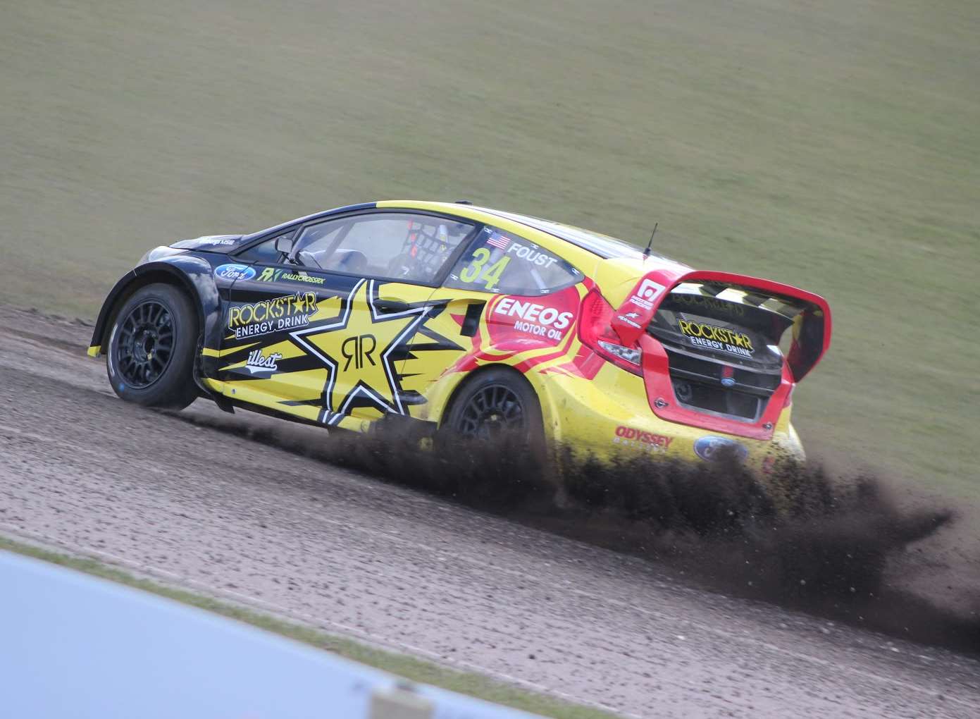 Tanner Foust won the Lydden event last year. Picture - Joe Wright