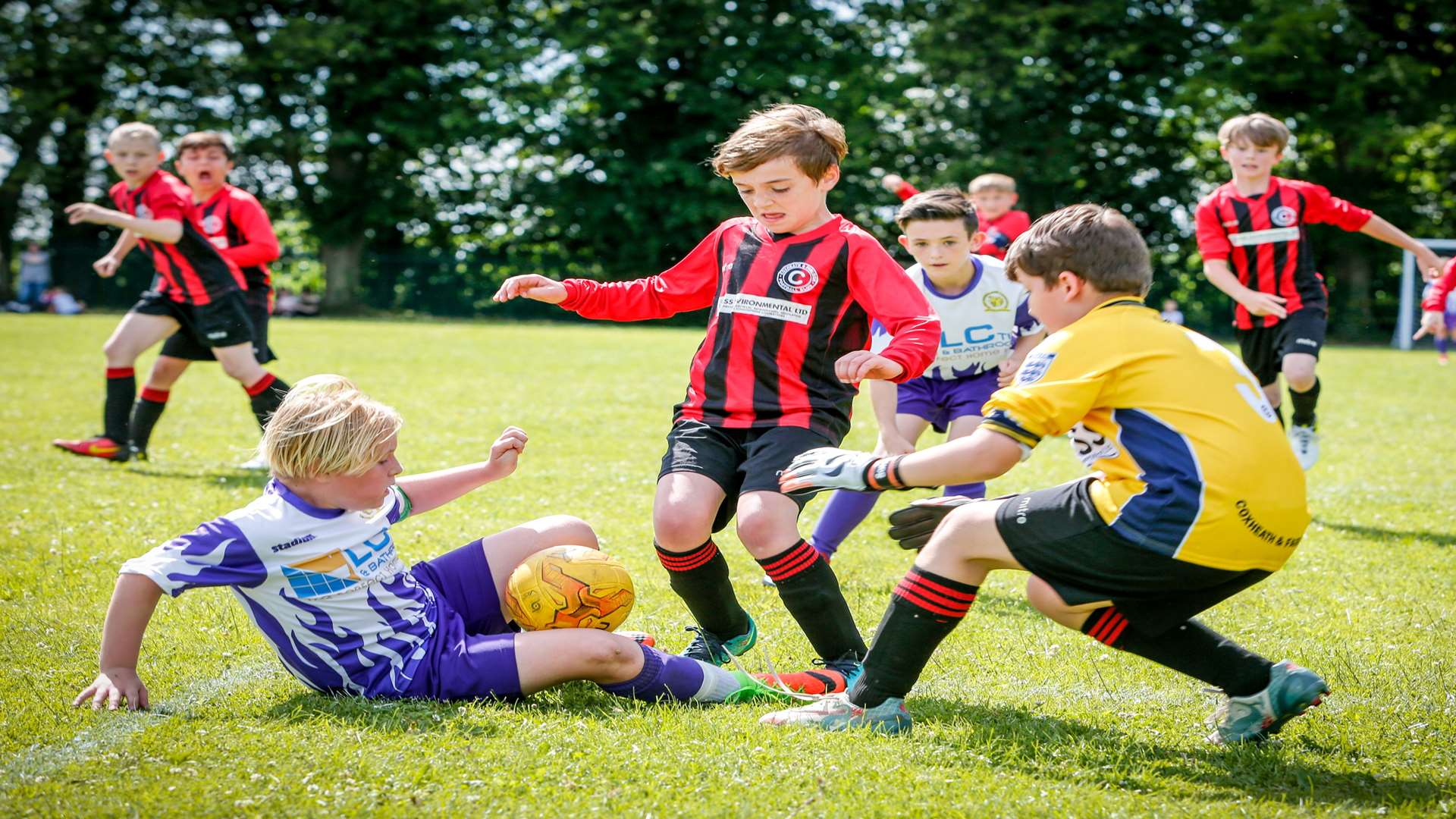 Barry Bright is encouraged by the number of children playing football in Kent Picture: Matthew Walker