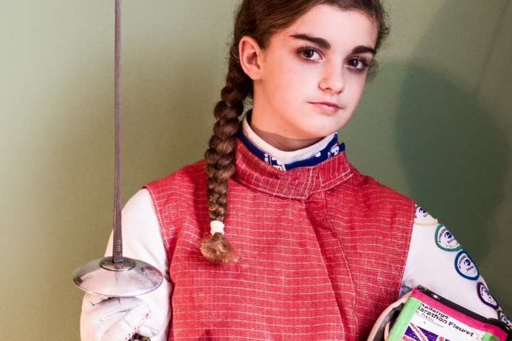 Georgia Silk has been crowned county fencing champion
