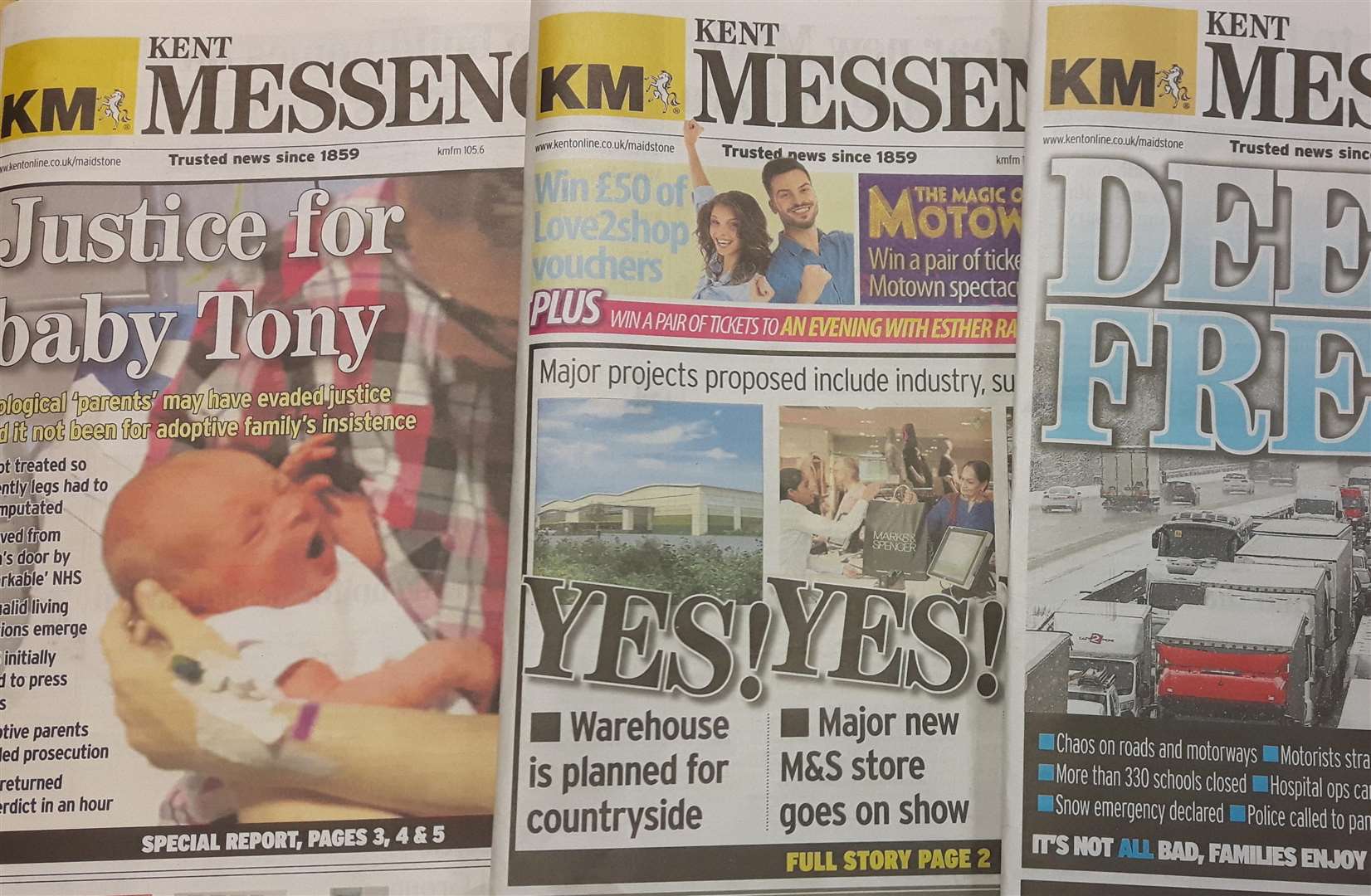 Kent Messenger newspapers