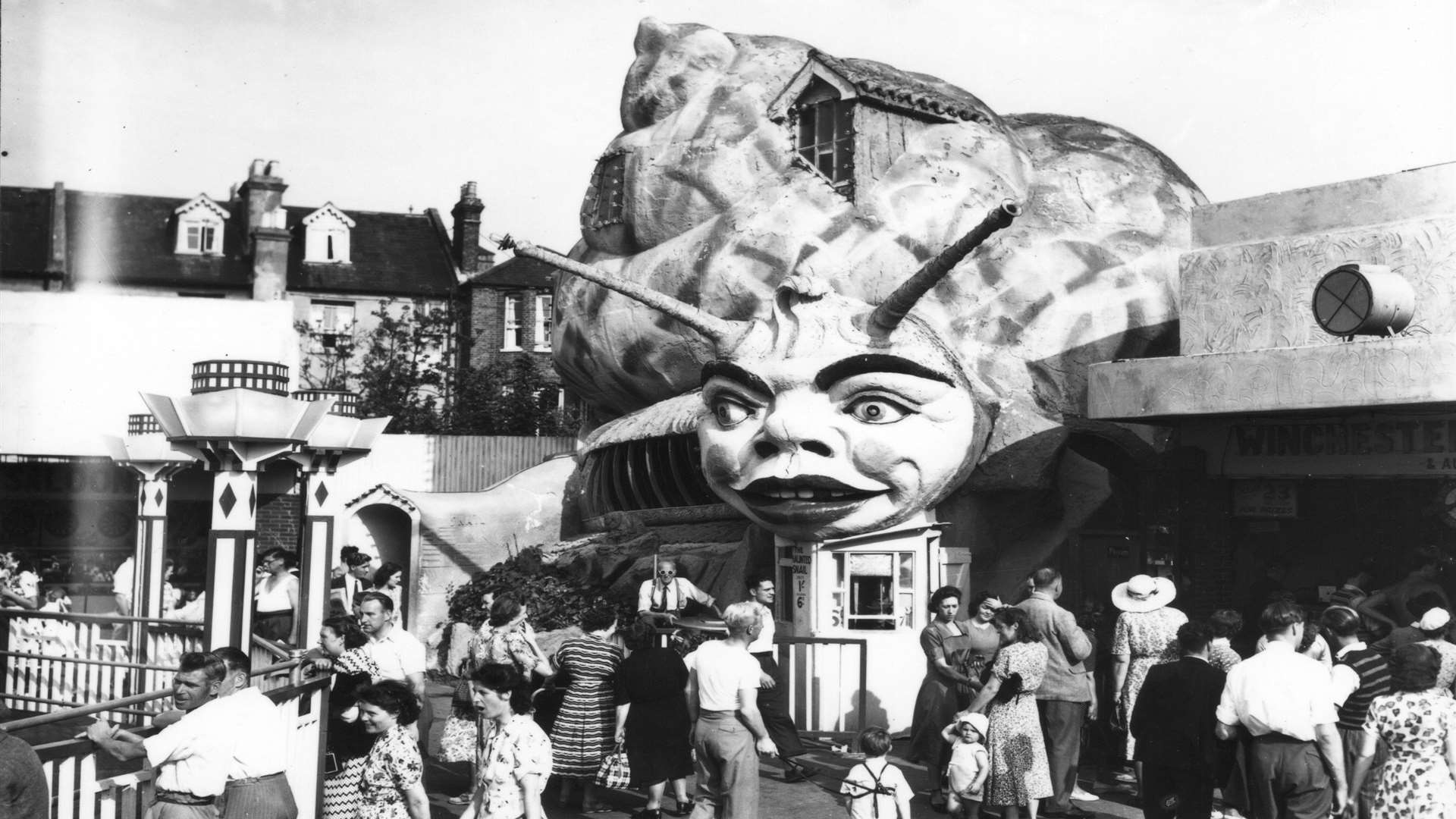 The haunted snail ride. Picture: John Hutchinson Collection courtesy of the Dreamland Trust