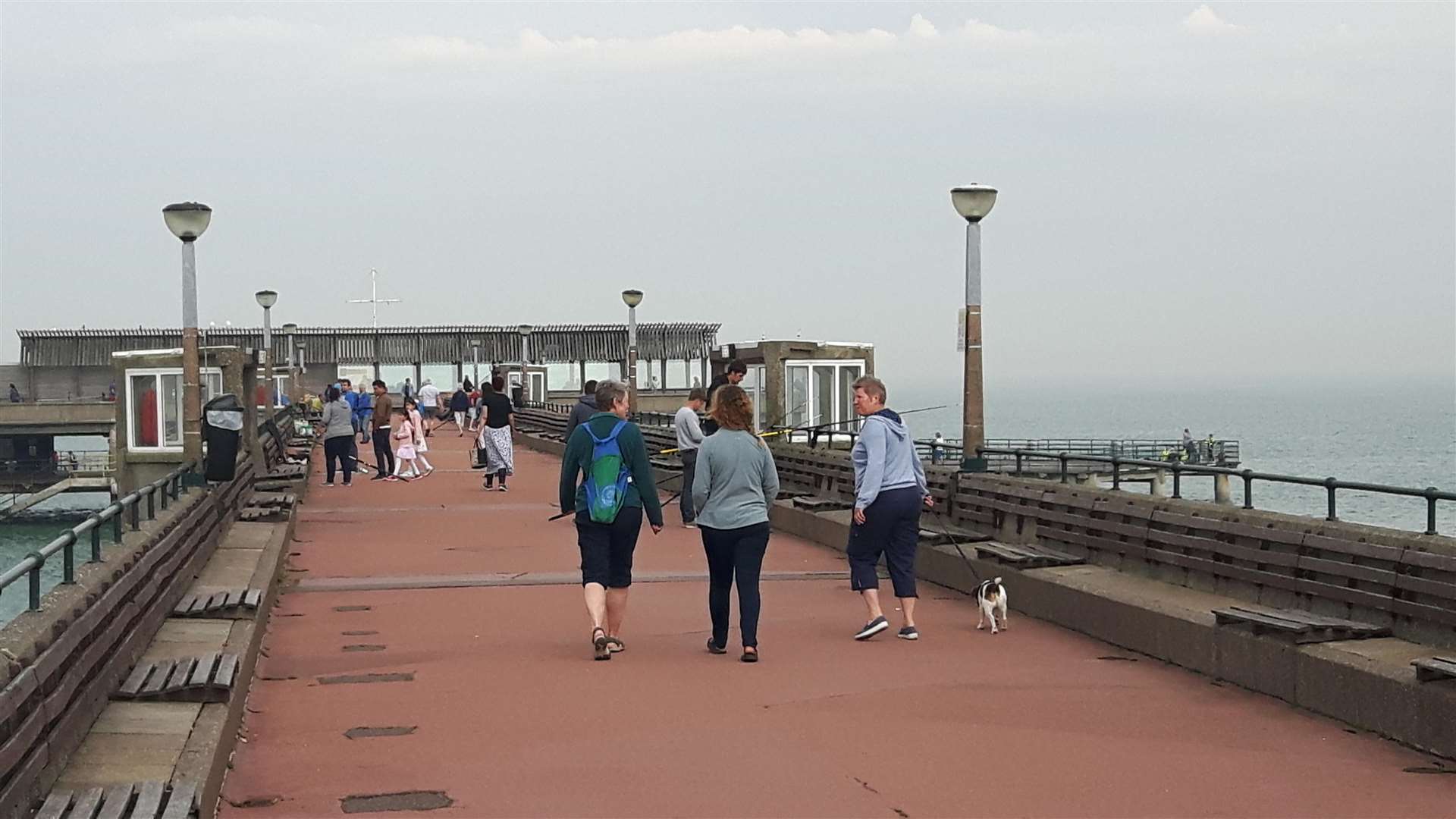 Walkers and fishermen have not been able to use Deal Pier all summer