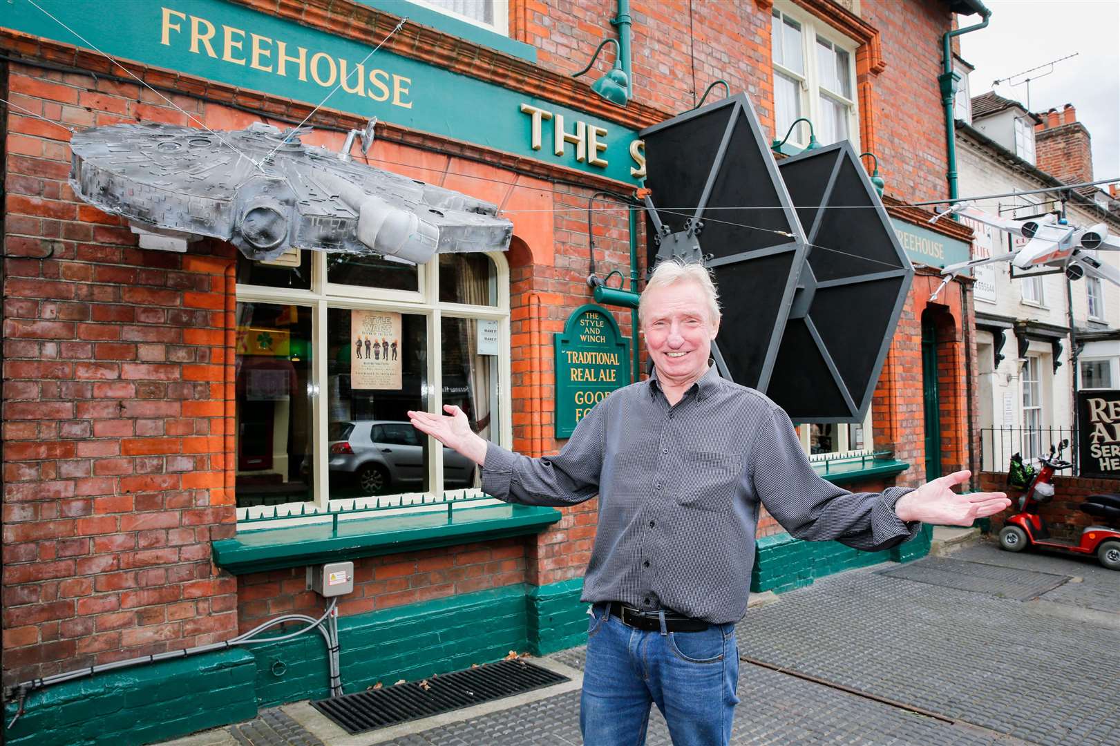 Landlord Dave Savory at The Style & Winch Pub in Maidstone. Picture: Matthew Walker
