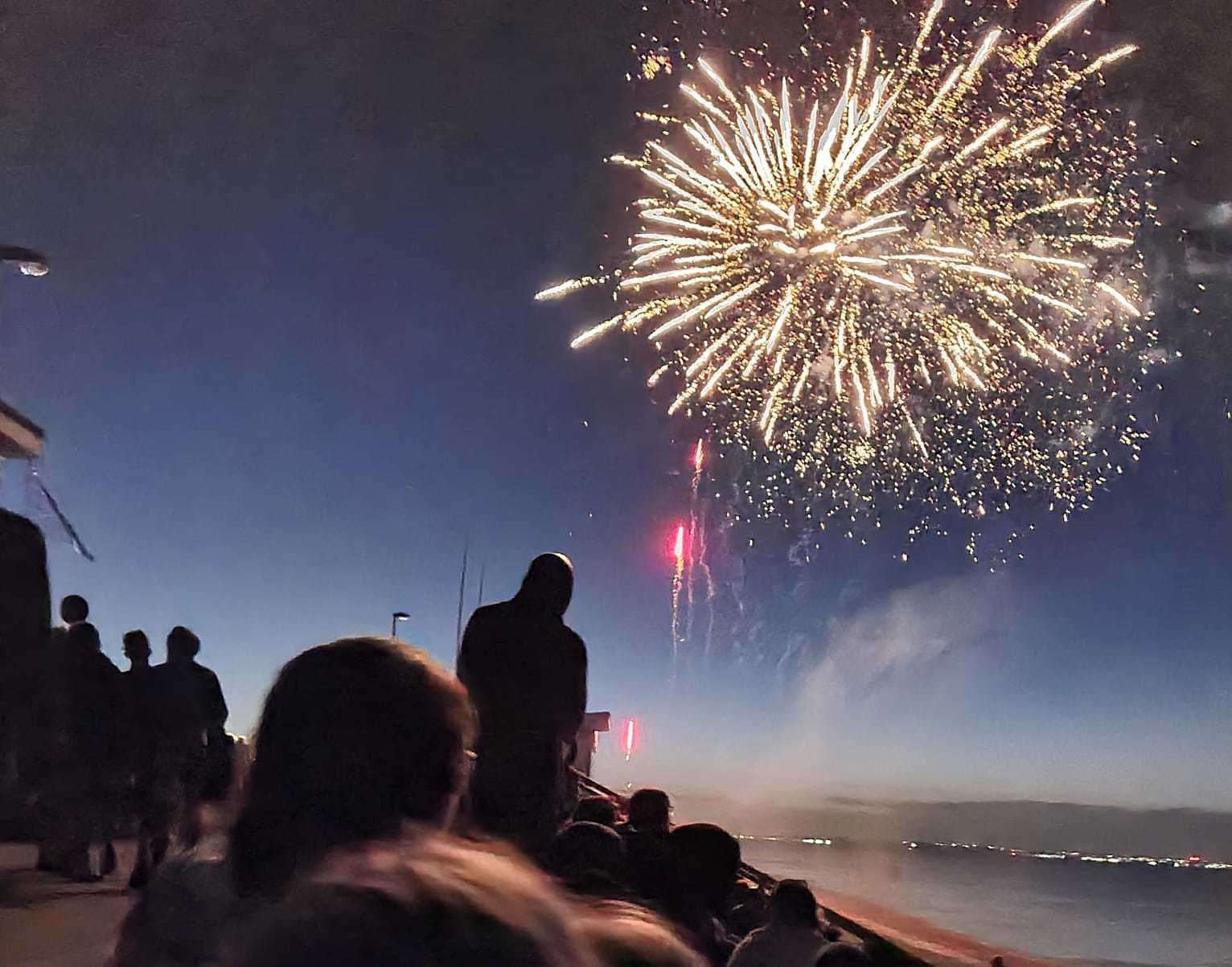 Fireworks closing the Sheerness Festival of the Sea. Picture: Amy Bristow