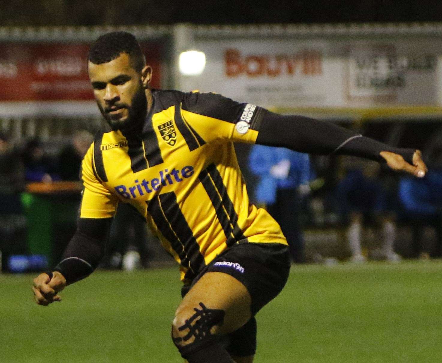 Dan Wishart scored one and made one for Maidstone at Hungerford Picture: Andy Jones