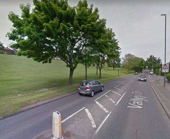 The incident happened in Valley Drive, Gravesend. Photo: Google