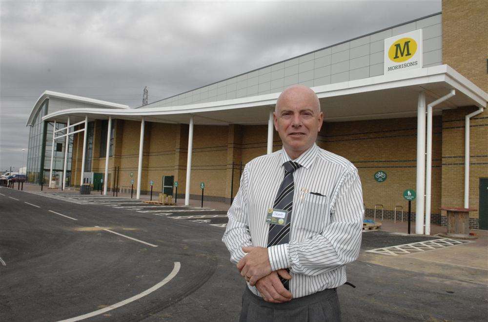 Steve Lennox, manager of the new Morrisons store at Queenborough