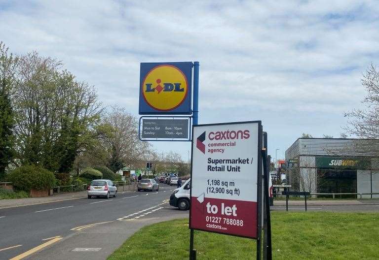 Lidl in Sturry Road, Canterbury closed in May this year
