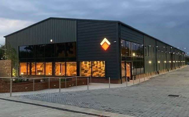 The new building and factory in Headcorn Road. Picture: David King Photography