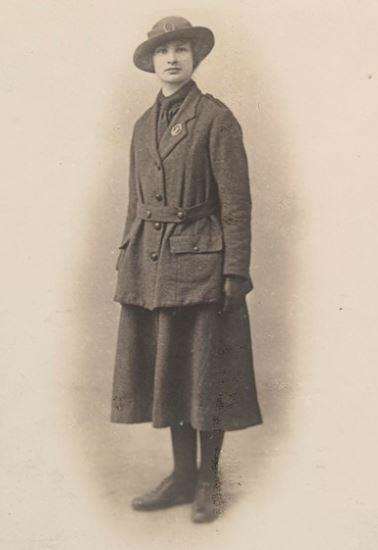 Ethel Parker in her uniform (2242239)