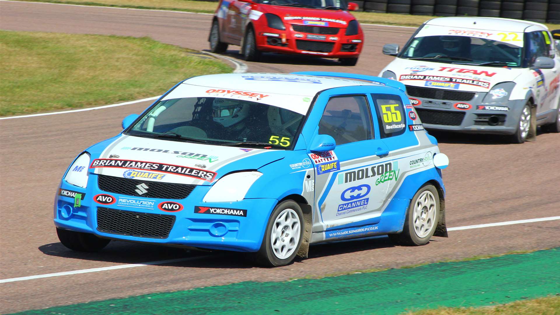 Heathcote, pictured at Lydden Hill, won the Swift championship this year. Picture: Joe Wright