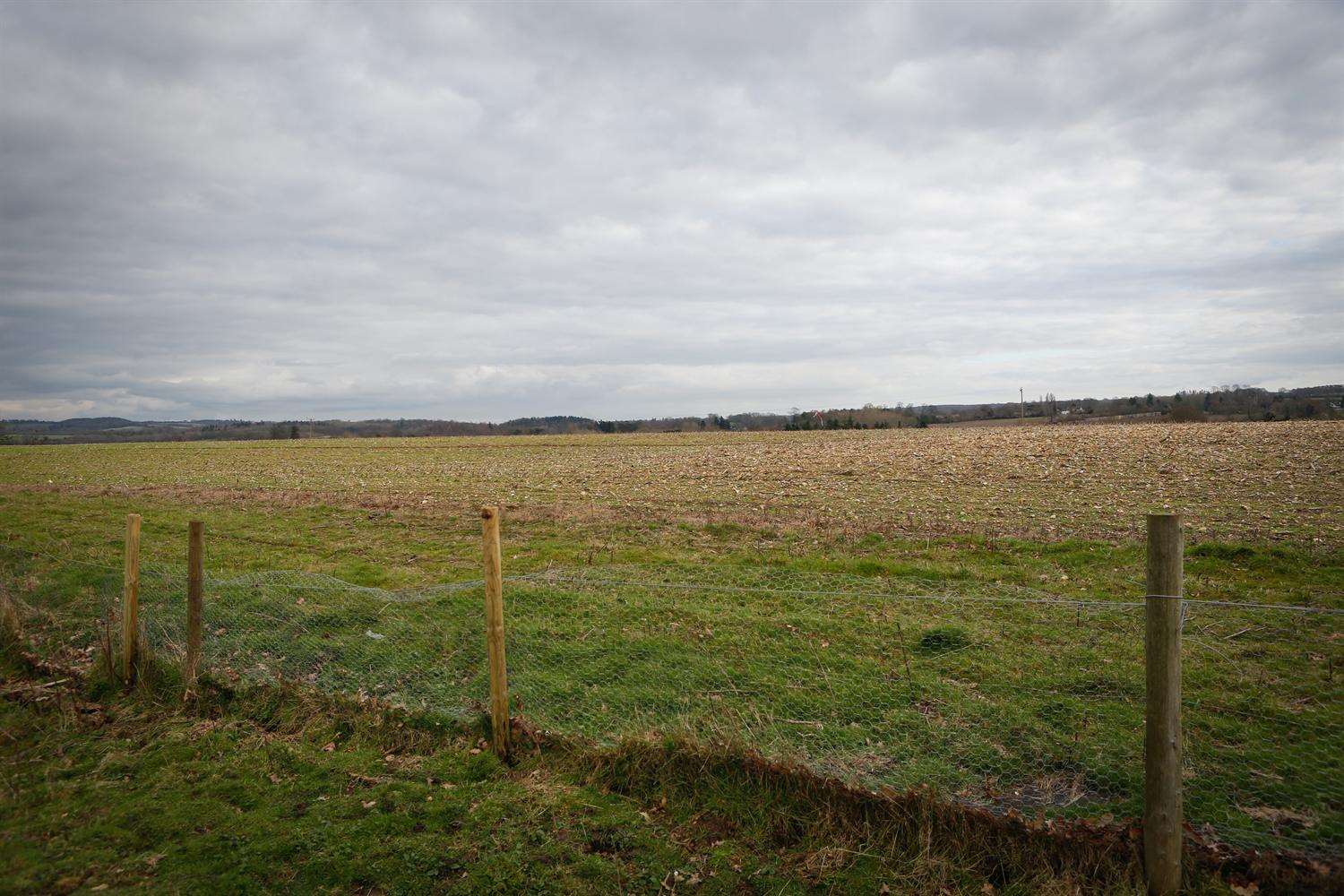 Site of proposed Waterside Park off the A20 Ashford Road, Hollingbourne