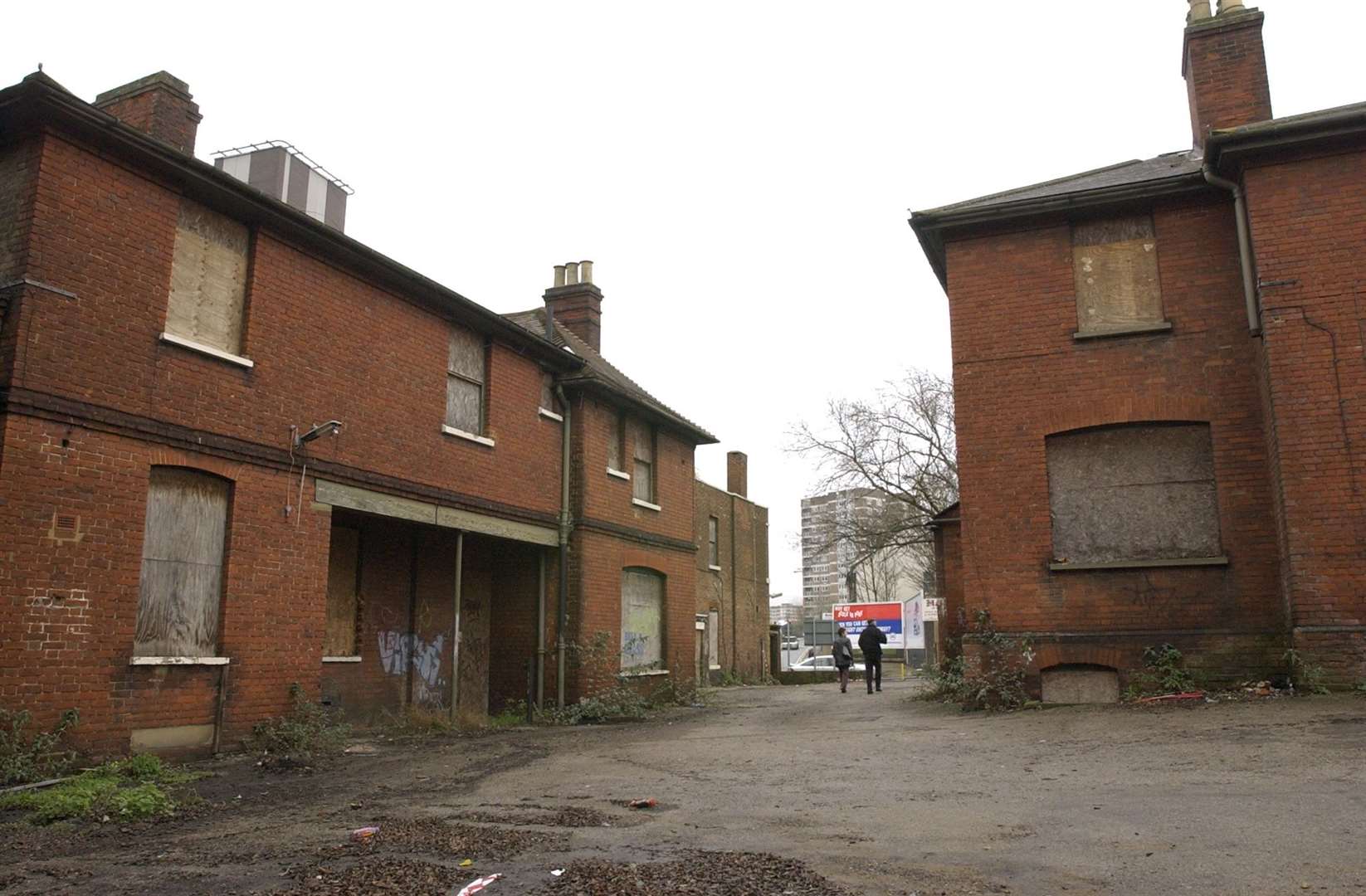 A bid to develop the dilapidated site was given the green light three years ago. Picture John Wardley
