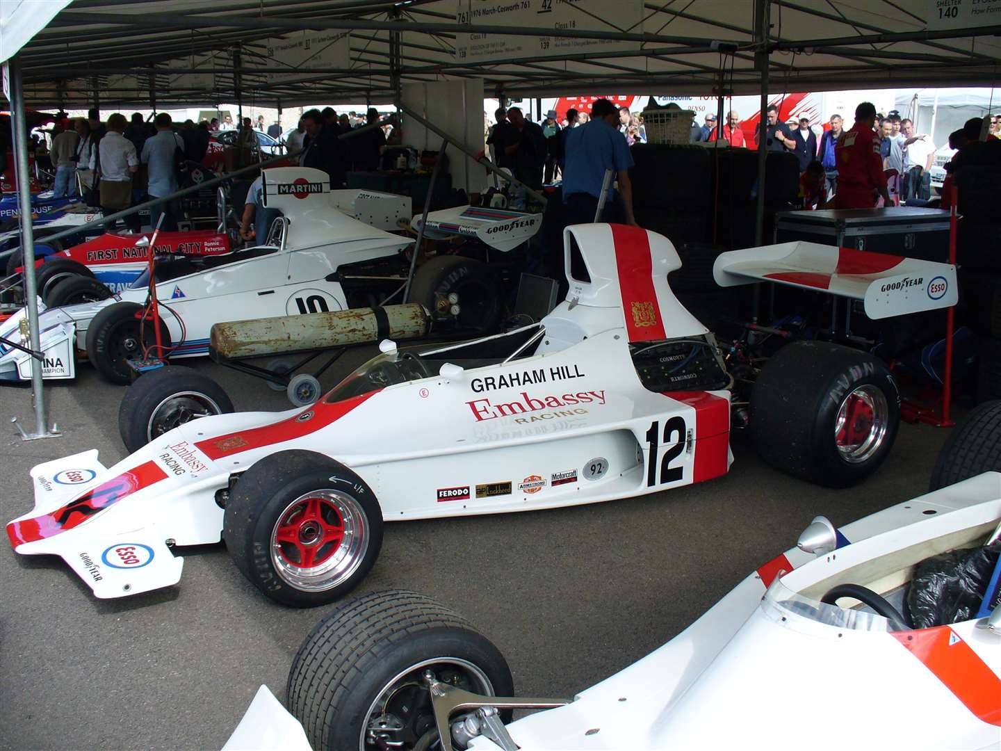 Graham Hill set up his own F1 team for 1973 with backing from the Embassy cigarette brand. The squad initially used chassis from Shadow – shown here at the Goodwood Festival of Speed in 2008. Picture: Vic Wright