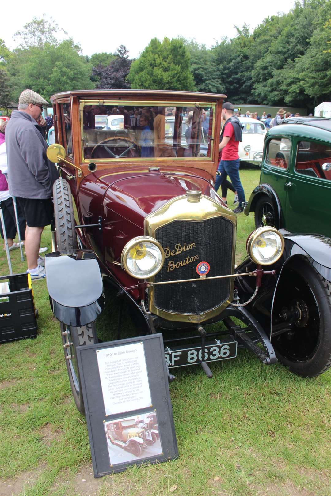 Classic car: This 1919 De Dion Bouton from France was exhibited at the Kent County Show by Paul Weeks who runs the Sweet Hut on Minster Leas, Sheppey (13545709)