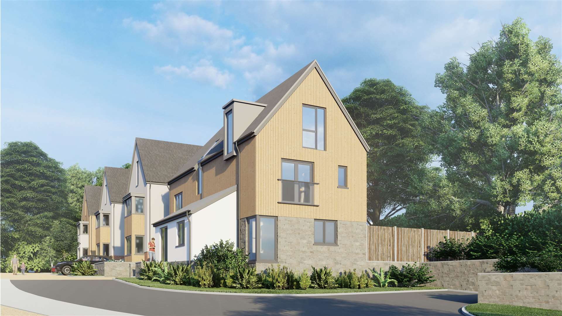 CGI of the proposed development for Station Road, Hythe. Pictures: Lee Evans Partnership LLP
