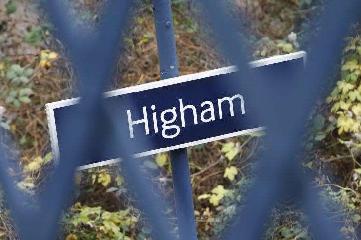 The incident happened at Higham Railway Station.