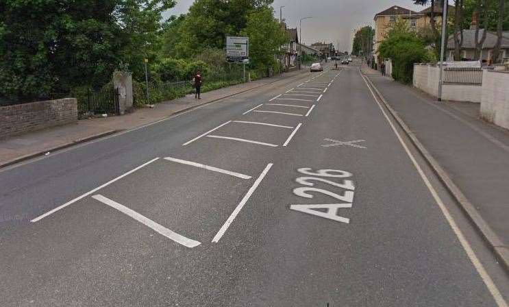 A woman was raped in the London Road area of Overcliffe, in Gravesend. Picture: Google Maps
