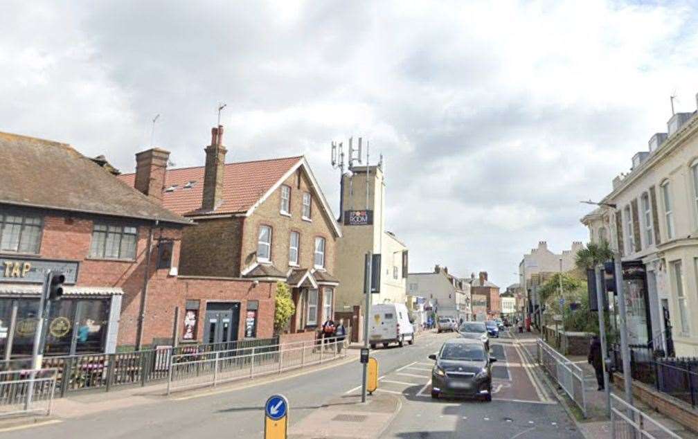 Three men were arrested after a ruckus in Queen Street, Deal. Picture: Google