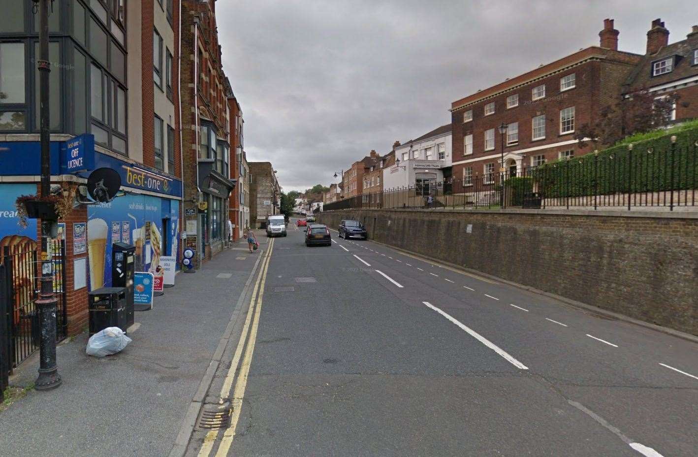 The man was discovered with injuries at a property in Chatham High Street. Picture: Google