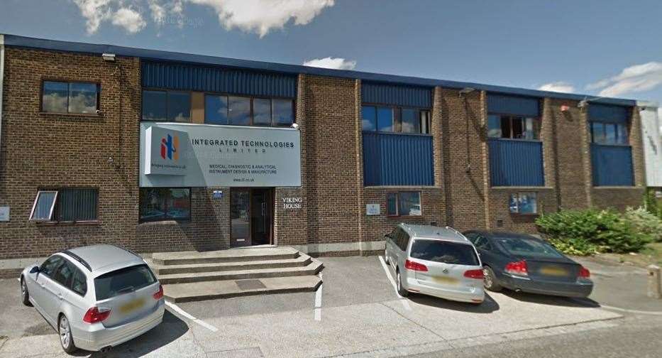 Integrated Technologies Limited, or ITL, is based in Ellingham Way, Ashford. Picture: Google (31797787)