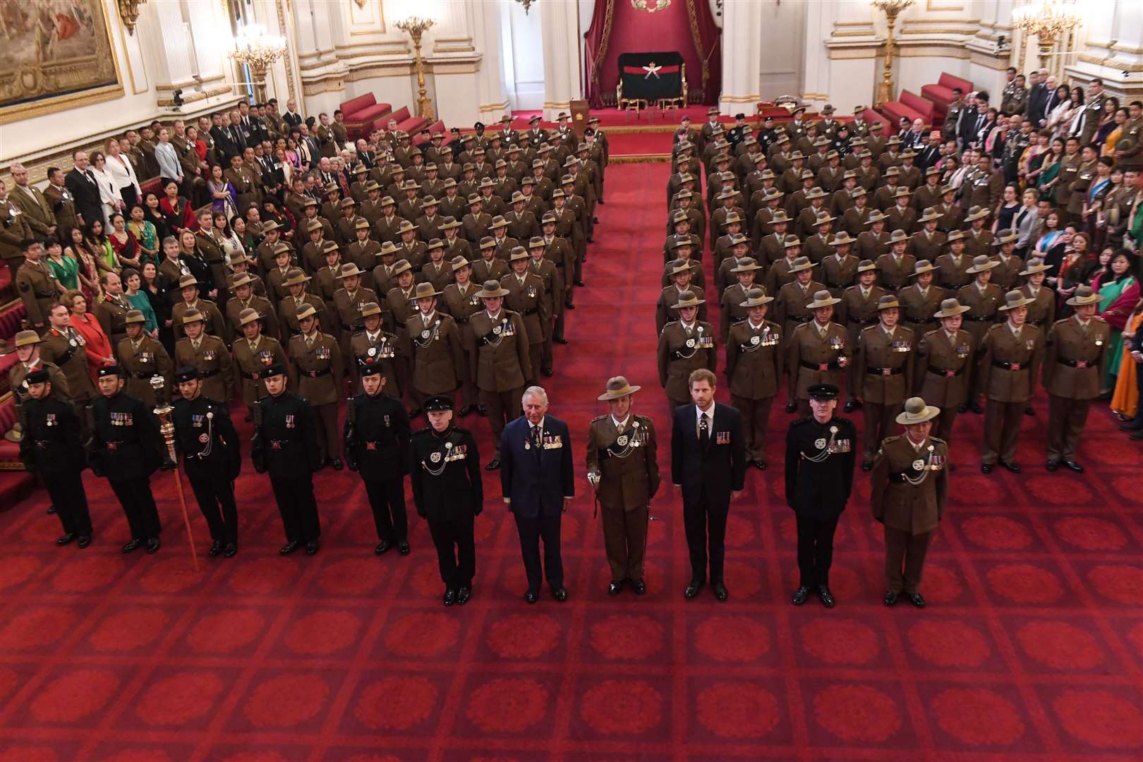 The ceremony has taken place at Buckingham Palace today. Picture: Crown copyright/Cpl Steve Duncombe