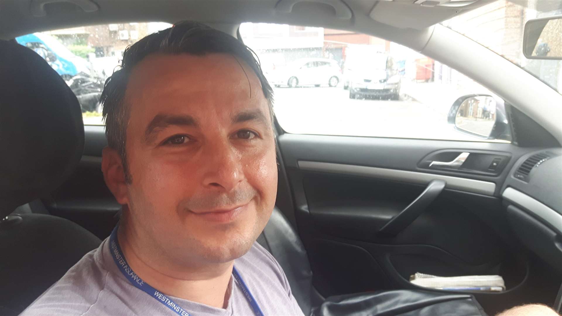 Taxi driver Mustafa Ustabas