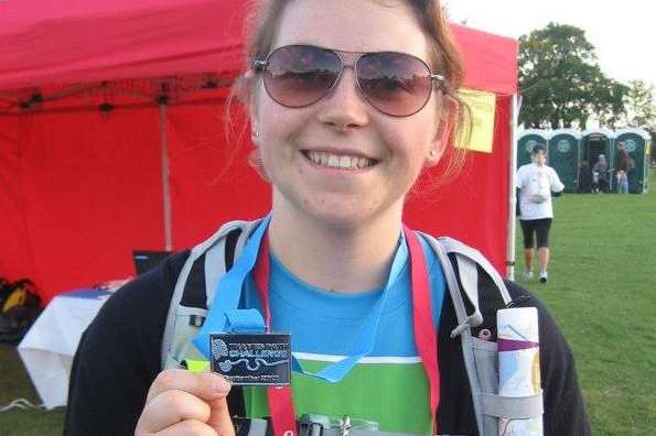 Clare walked the Thames Path Challenge for Alzheimer's Society in 2012 before her diagnosis
