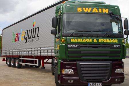 Privately-owned R Swain, whose head office is in Rochester, has linked up with four other similar businesses under the new brand Harlequin Logistics.