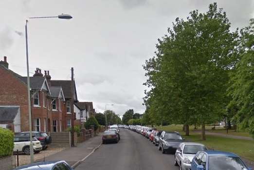 Jemmett Road in Ashford where the alleged robbery took place. Picture: Google