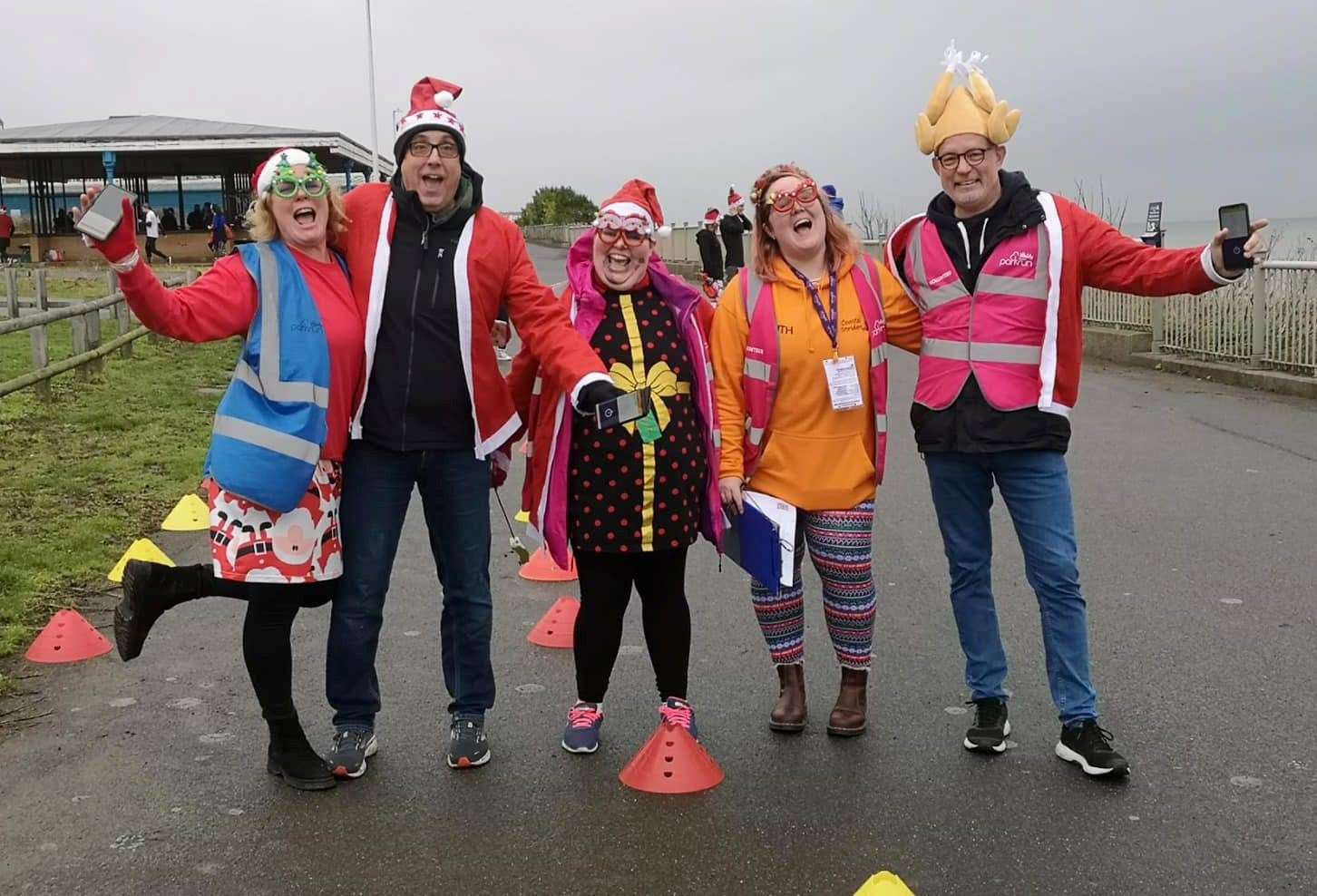 Parkrun events took place on Christmas Day up and down the county. Photo: Parkrun Margate