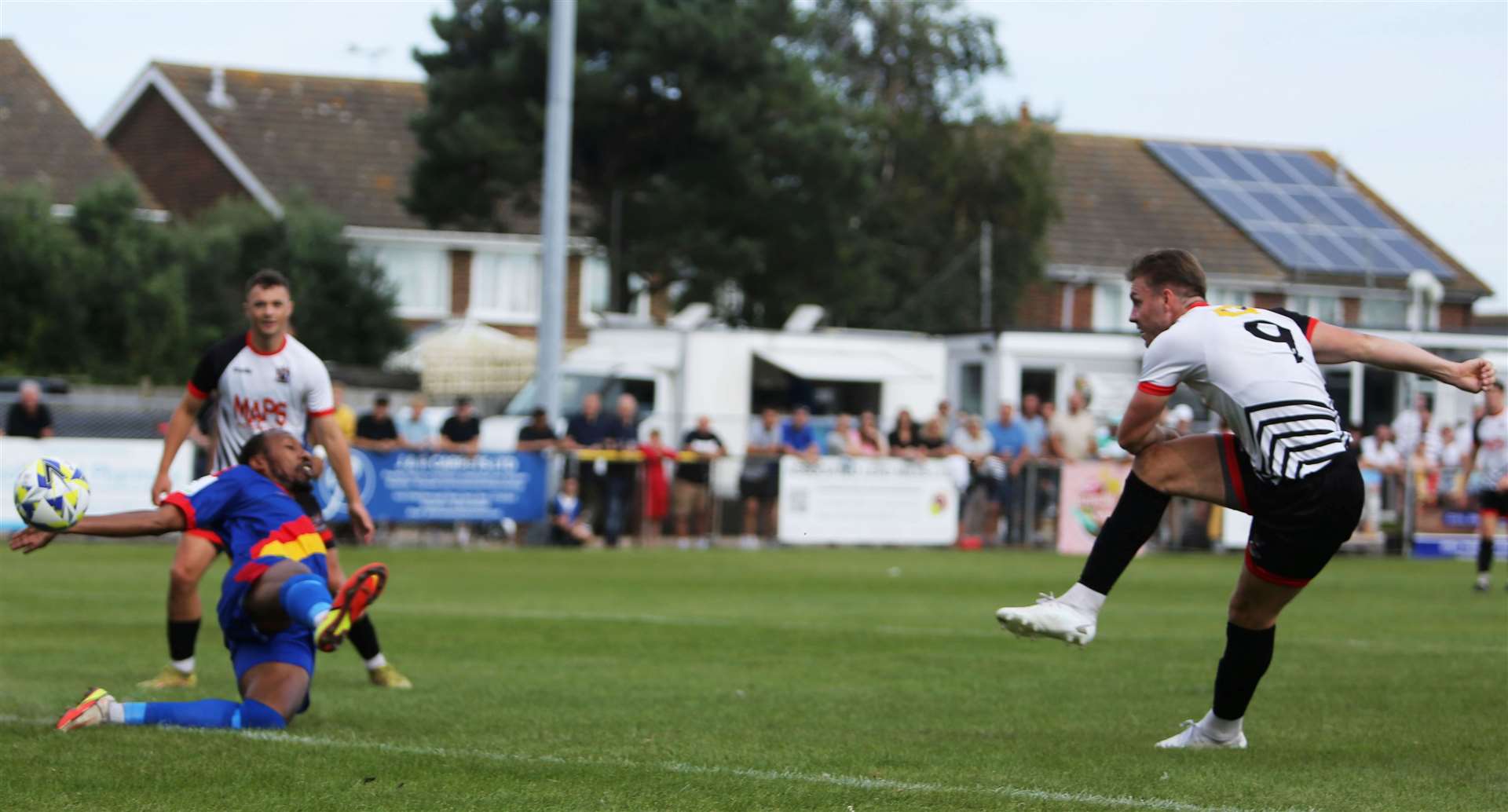 Aaron Millbank's 12th-minute strike for Deal opened the scoring. Picture: Paul Willmott