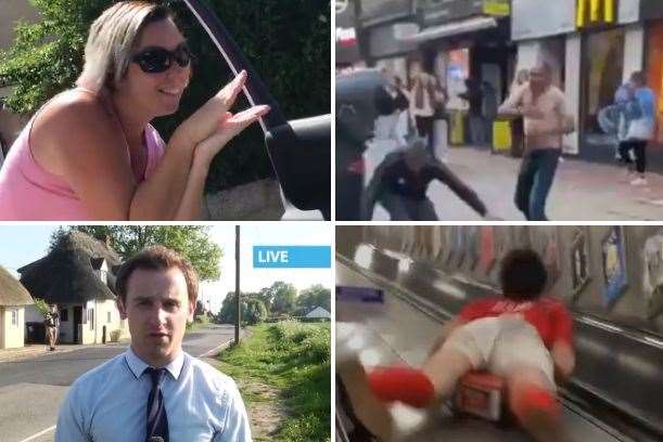 Multiple viral videos from Kent have racked up millions of views