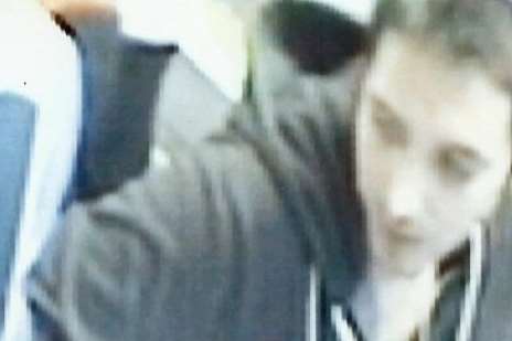 Police wish to speak to this man after a bus driver was punched