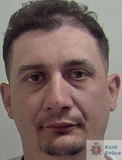 Marian Stoica from Romania has been locked up. Picture: Kent Police