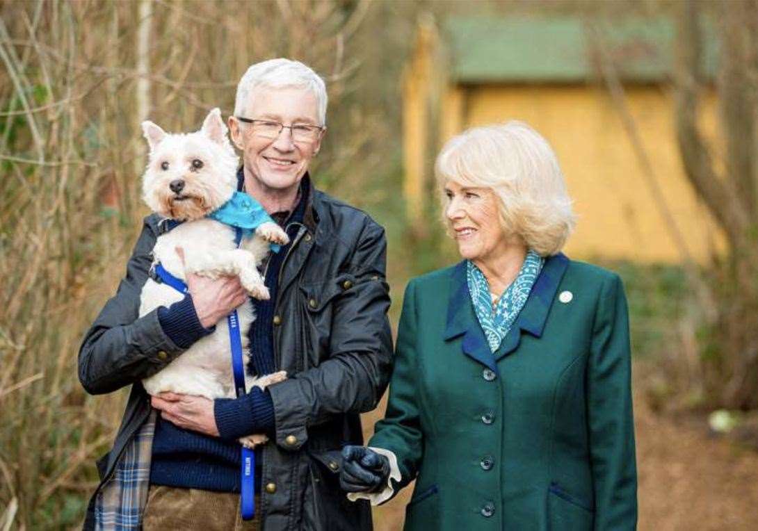 Paul O'Grady and Her Majesty the Queen Consort