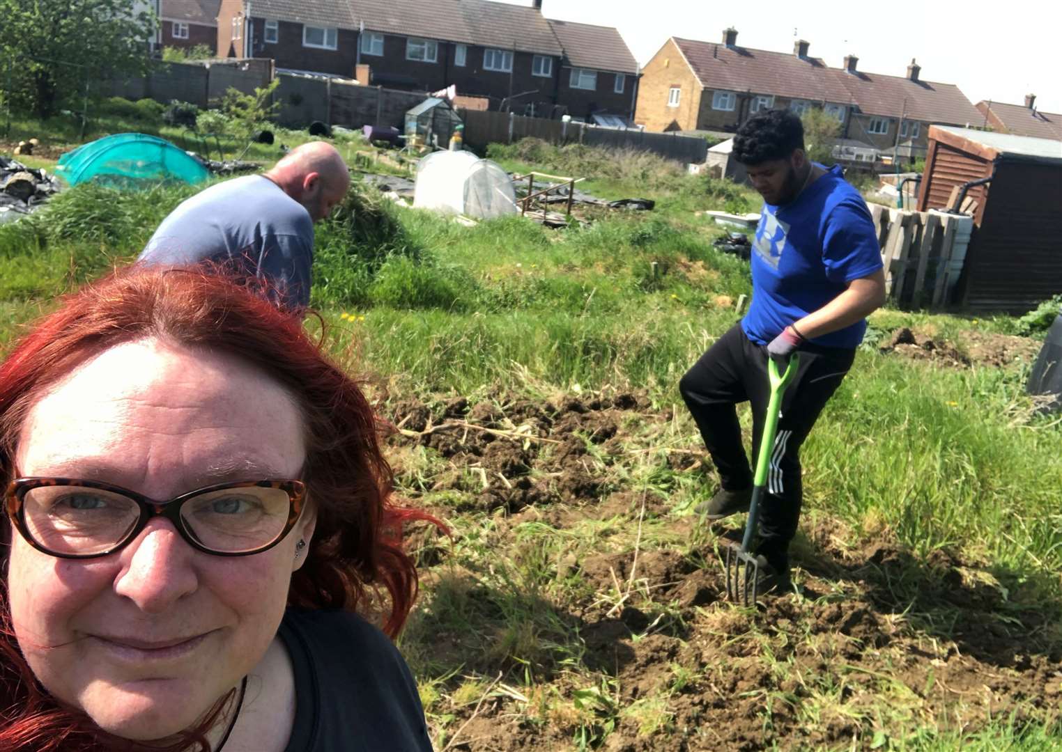 Claire Pearce has an allotment on Kirby Road in Dartford. Photo: Claire Pearce
