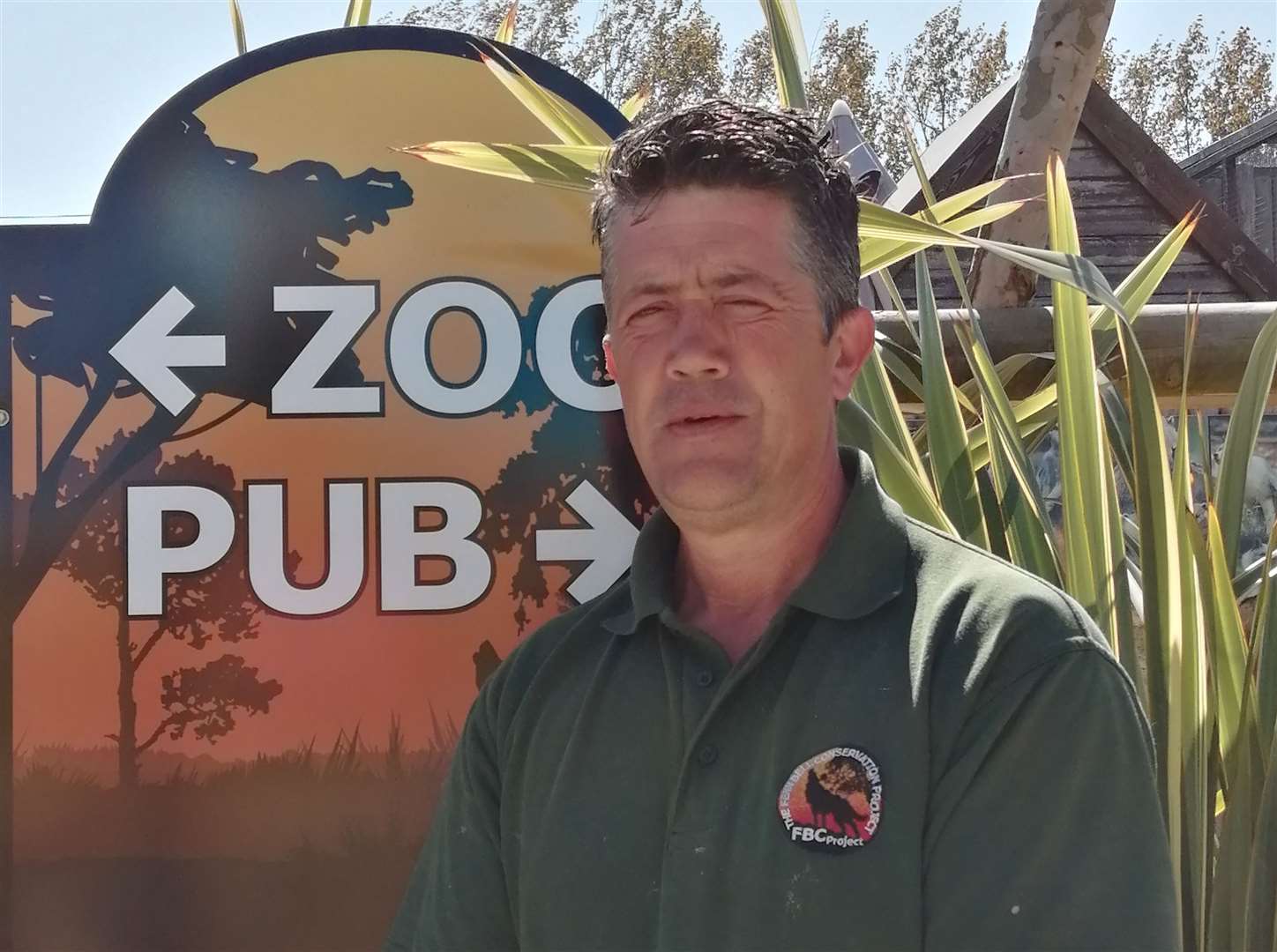 Andy Cowell, owner of The Fenn Bell Zoo and pub in St Mary Hoo, may have to euthanise his animals if the zoo can't raise the funds to feed them