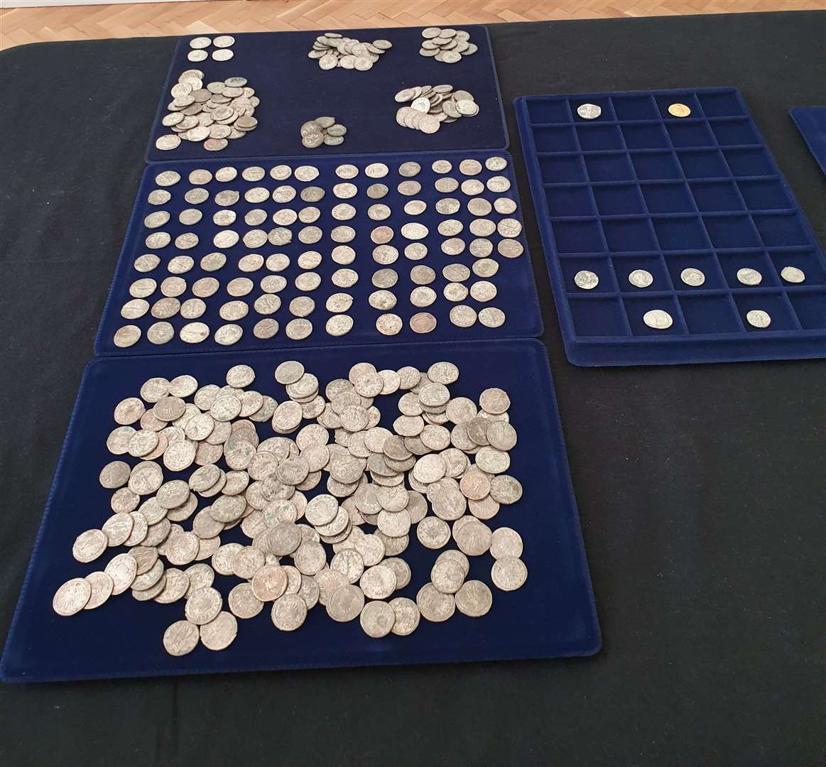 Stolen ancient coins were among the unusual haul found at the Port of Dover. Picture Kent Police