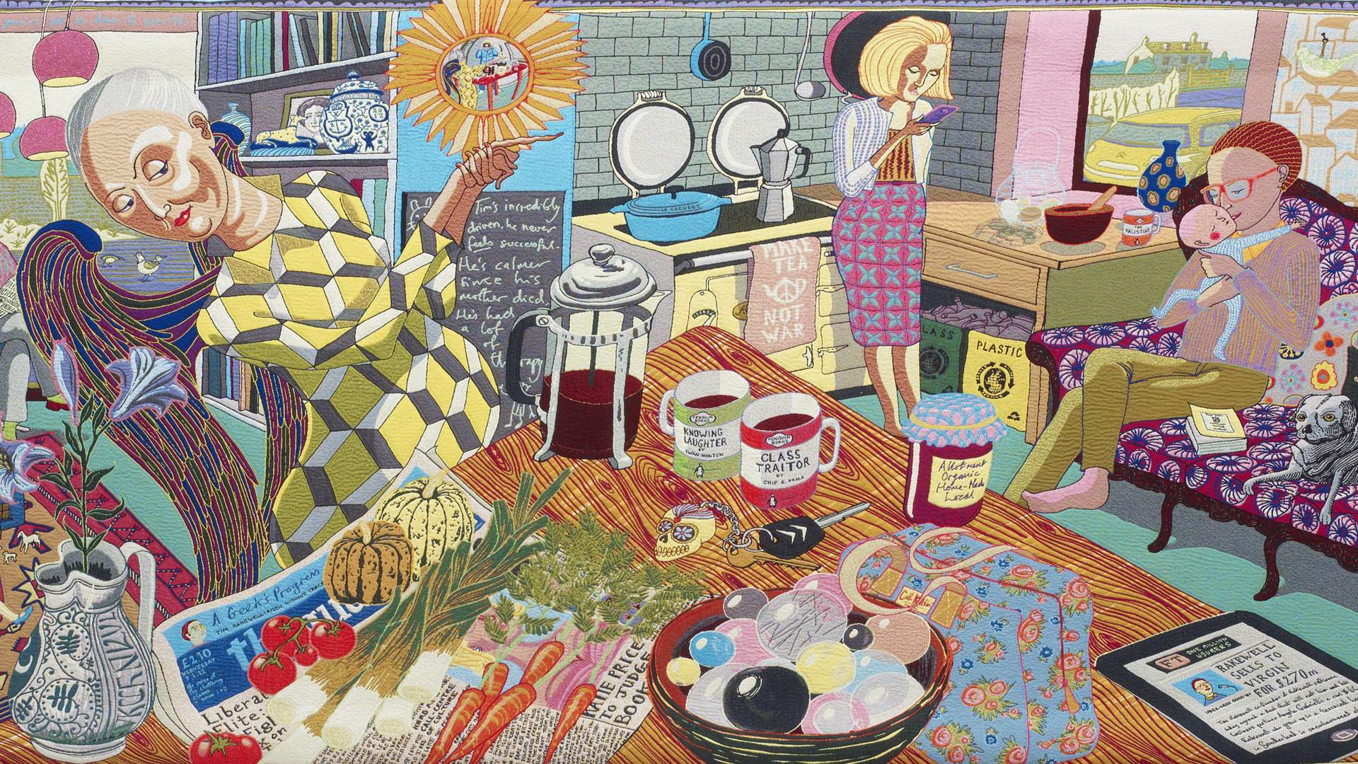 The Annunciation of the Virgin deal, Grayson Perry 2012