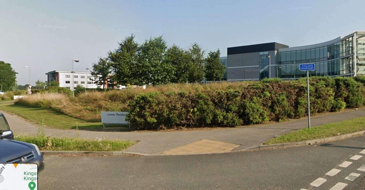 Saga will fill a spot on Eureka Business Park off Trinity Road in Kennington, Ashford. Picture: Google