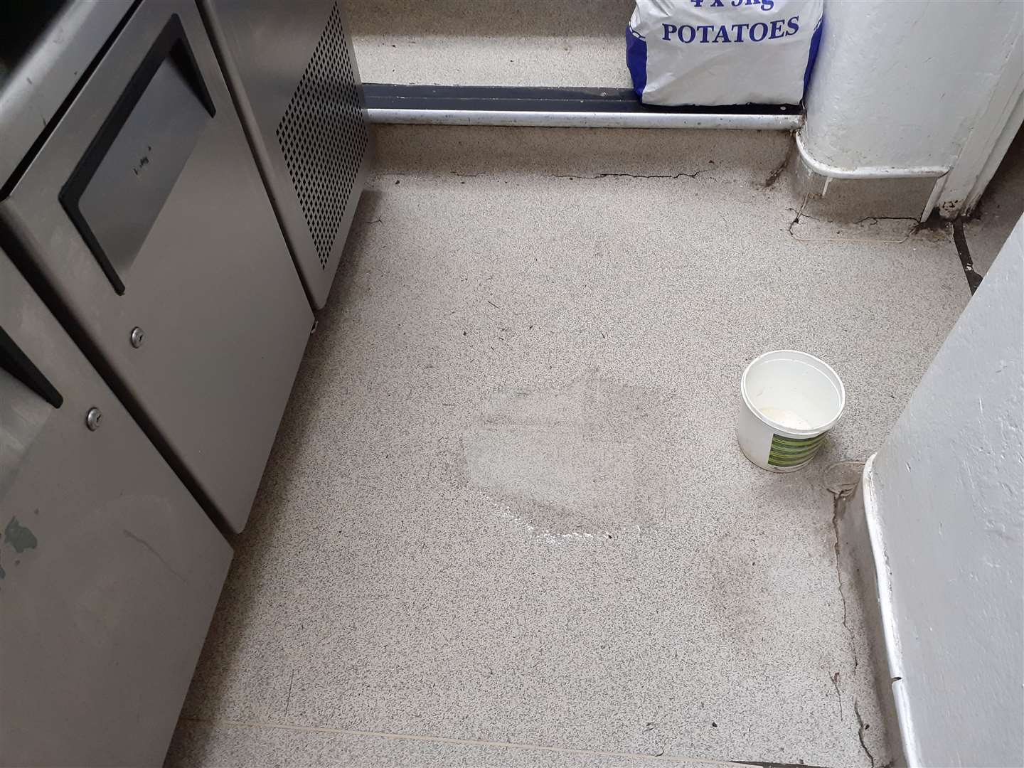 Ponding water due to a reported roof leak. Picture: Picture: Gravesend Borough Council