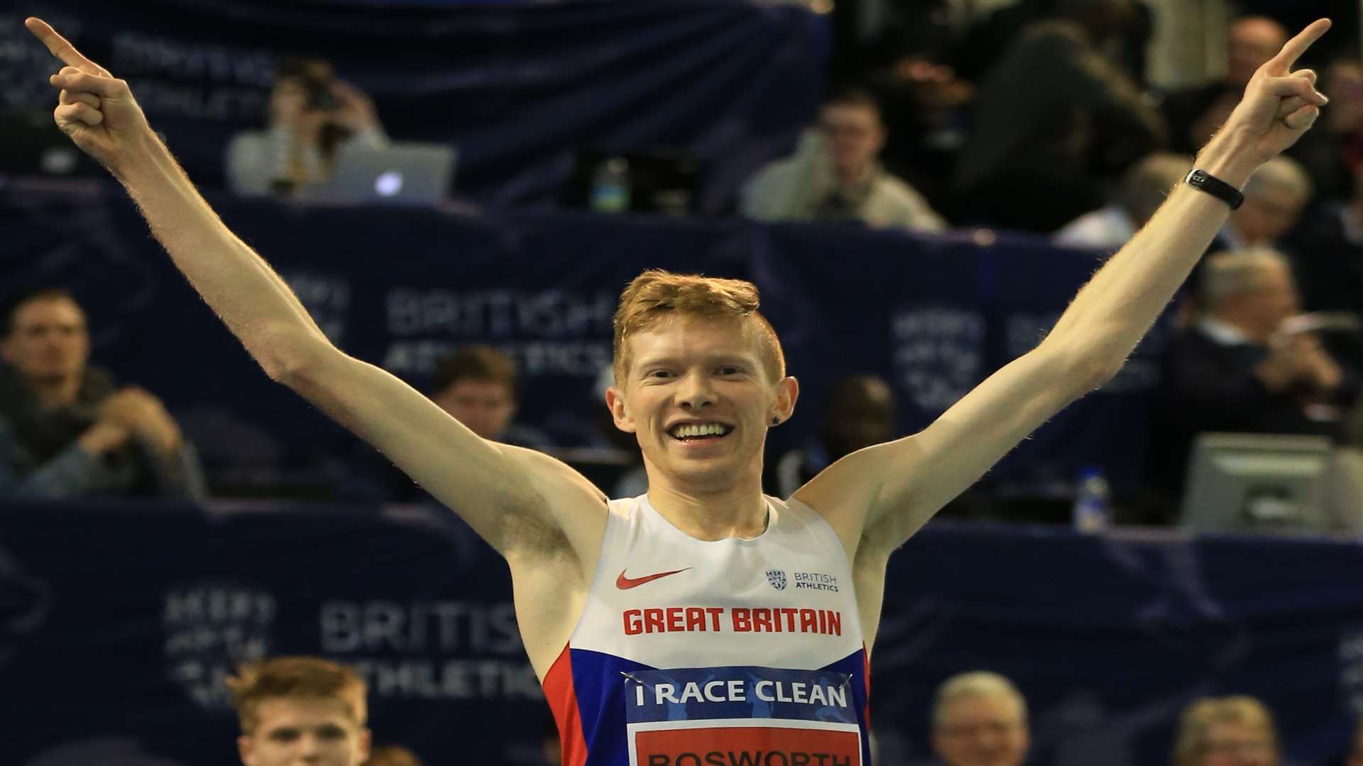 Tom Bosworth became the first British racewalker to break the 11-minute barrier indoors at 3,000m Picture: Stephen Pond/British Athletics