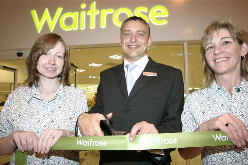 Opening of the Dartford Waitrose store in September 2004