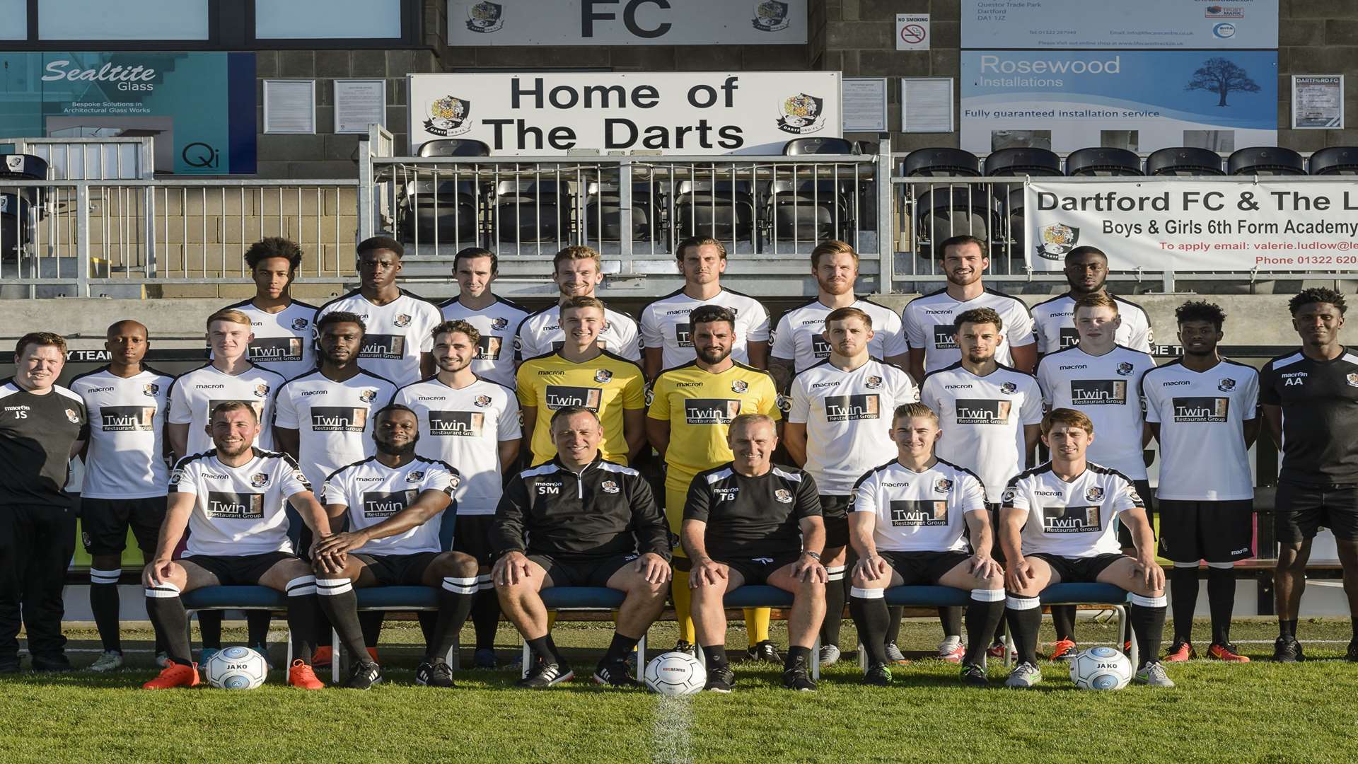 Dartford's squad for the 2017/18 season Picture: Andy Payton